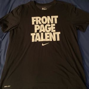 NIKE Mens Drifit Black Top